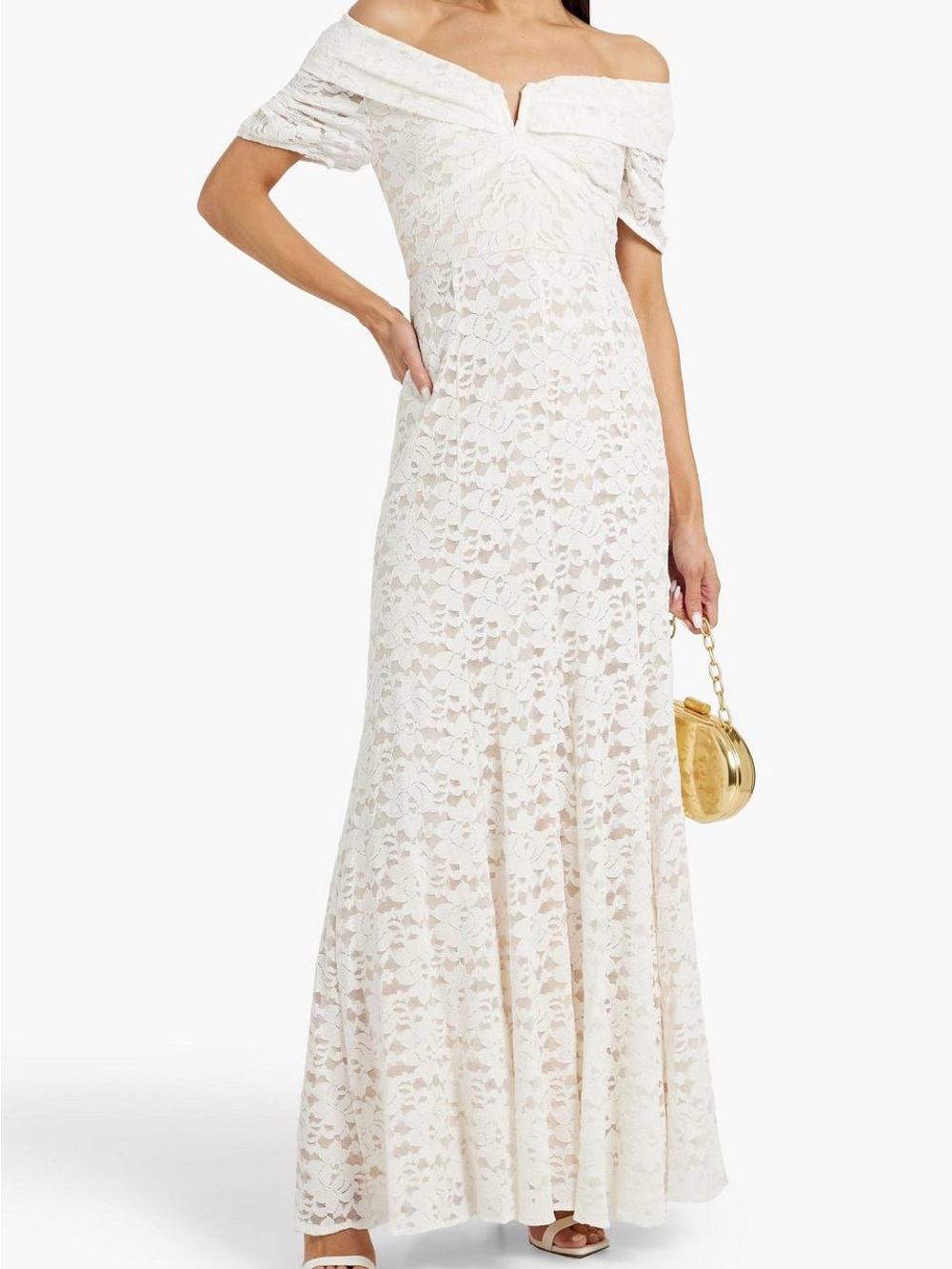 Diane Von Furstenberg Off-the-Shoulder
Lace Maxi Dress